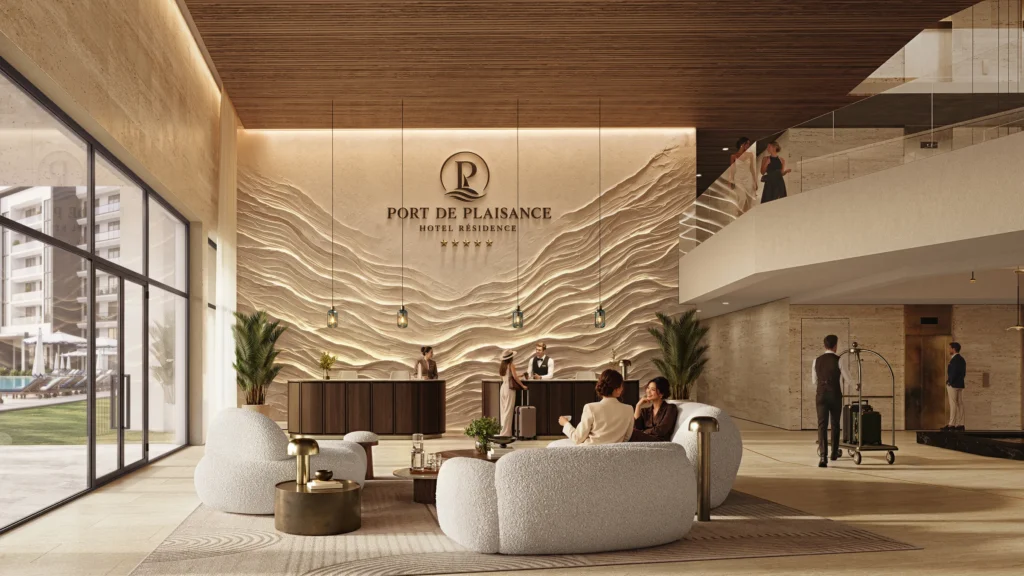Port de Plaisance residence lobby, Sint Maarten
