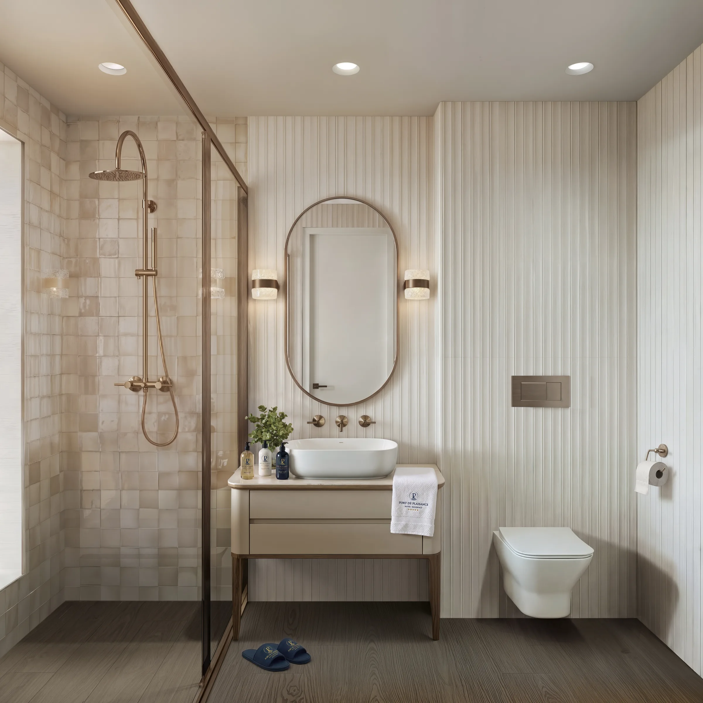 Port de Plaisance studio apartment bathroom, Sint Maarten Port de Plaisance studio apartment bathroom, Sint Maarten