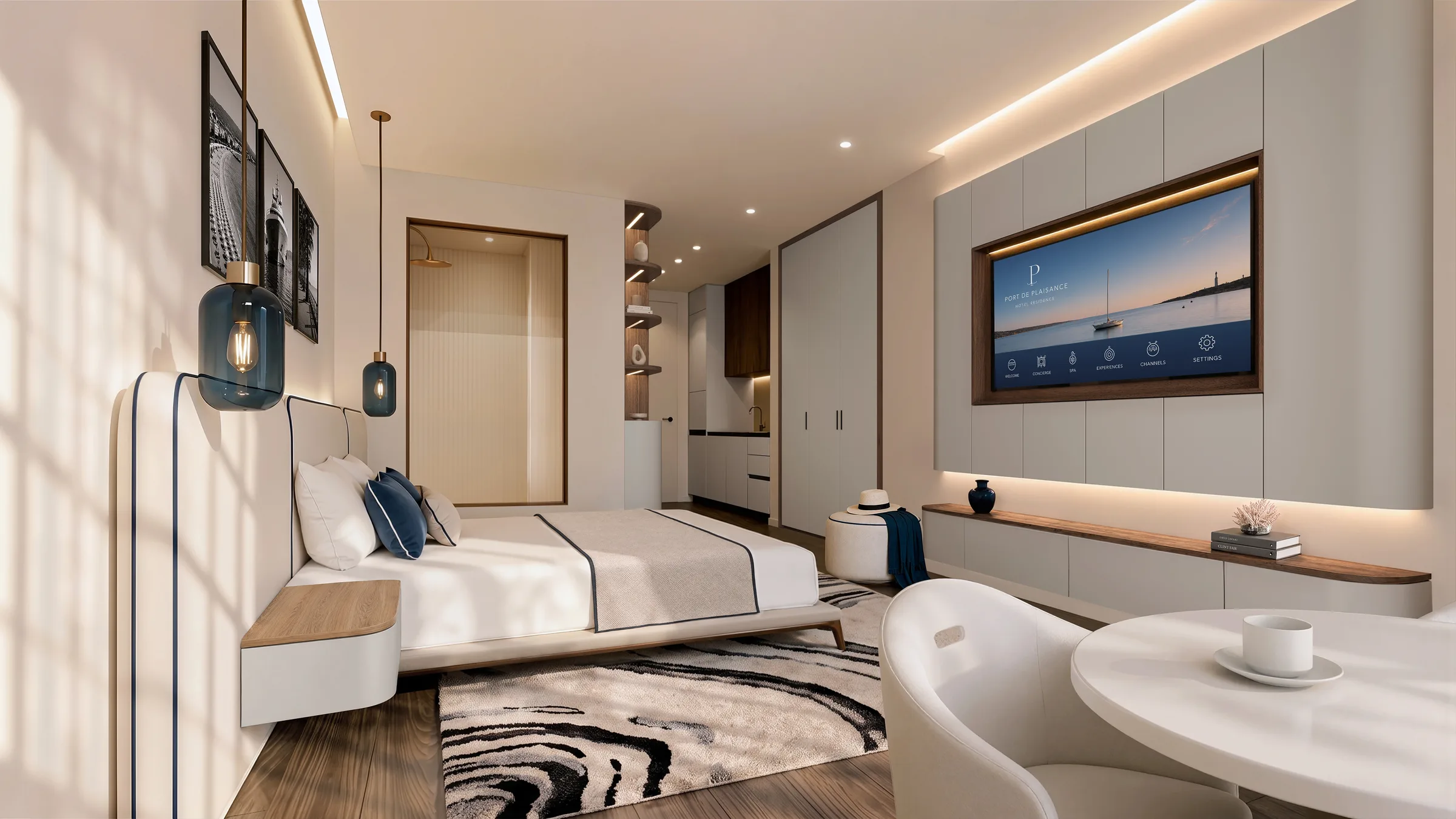 Port de Plaisance studio apartment interior, Sint Maarten Port de Plaisance studio apartment interior, Sint Maarten